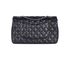 Chanel Classic Medium Double Flap, &pound;5,700, Handbags, Black, Lambskin Leather, Back view